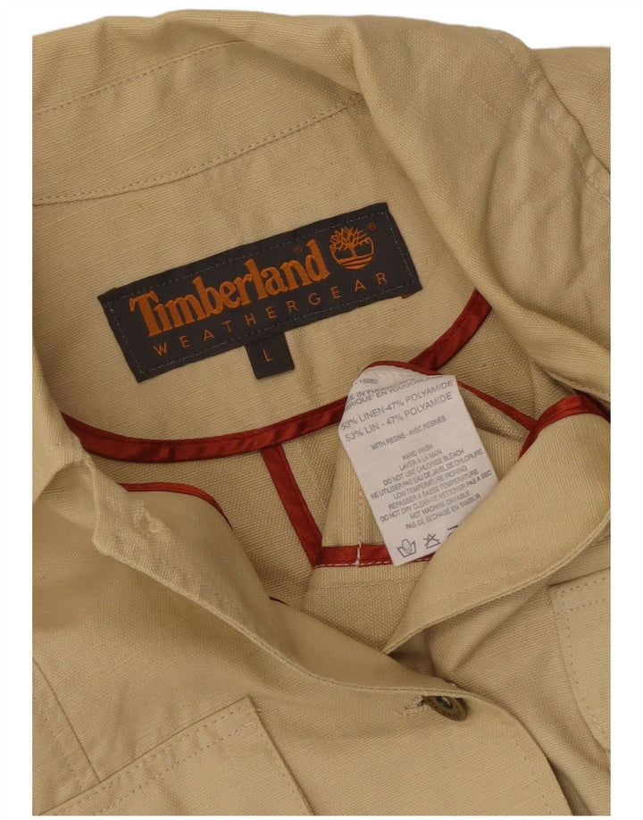 Giacca utility da donna Timberland UK 14 Large Beige Lino