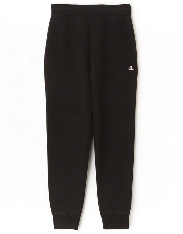 Pantaloni da tuta da uomo Champion Joggers grandi in cotone nero