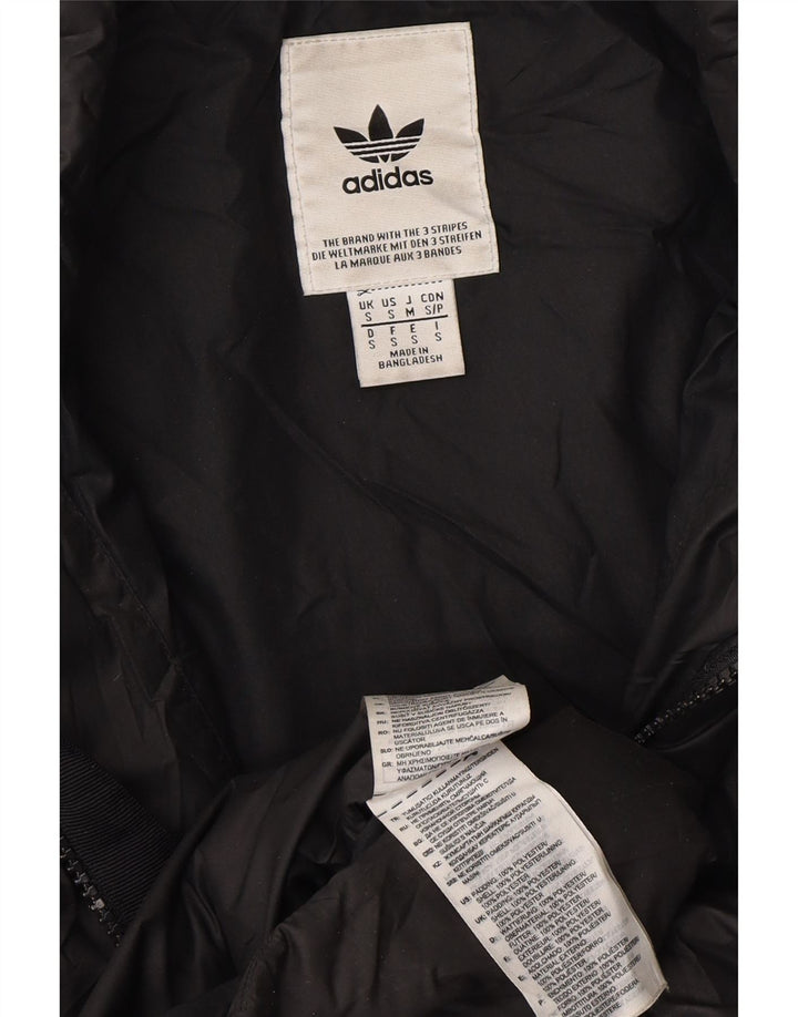 Gilet imbottito da donna ADIDAS UK 10 piccolo poliestere nero