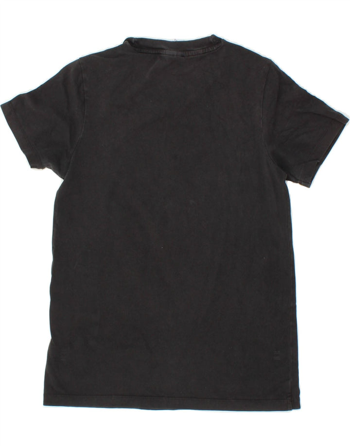 ADIDAS Womens Graphic T-Shirt Top UK 8 Small  Black Vintage Adidas and Second-Hand Adidas from Messina Hembry 