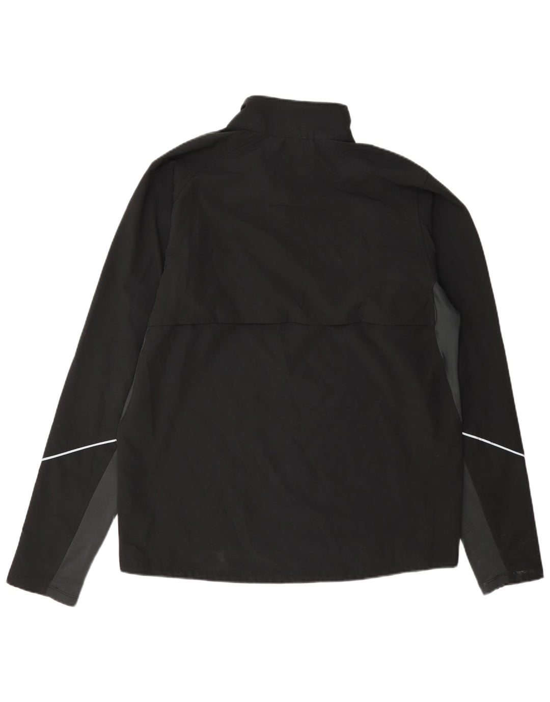 The North Face Uomo Pullover con zip Collo Tuta Top Large Nero Colourblock