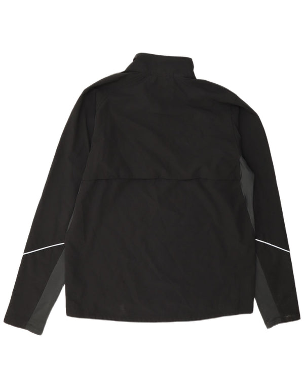 The North Face Uomo Pullover con zip Collo Tuta Top Large Nero Colourblock