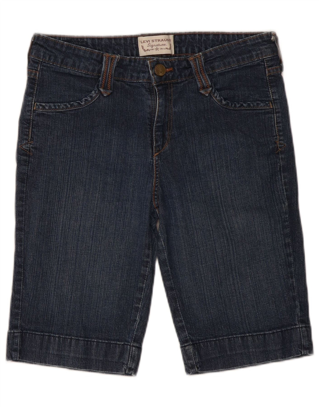 Pantaloncini di jeans firmati LEVI'S da donna W32 grandi blu