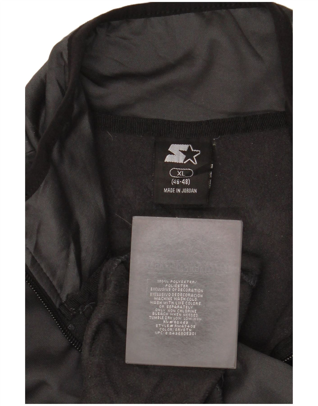 Top da tuta pullover con zip e collo da uomo G-Star XL poliestere grigio