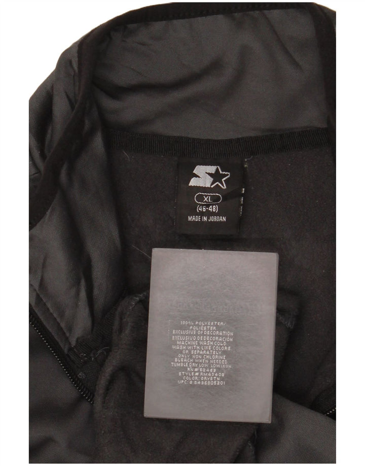 Top da tuta pullover con zip e collo da uomo G-Star XL poliestere grigio