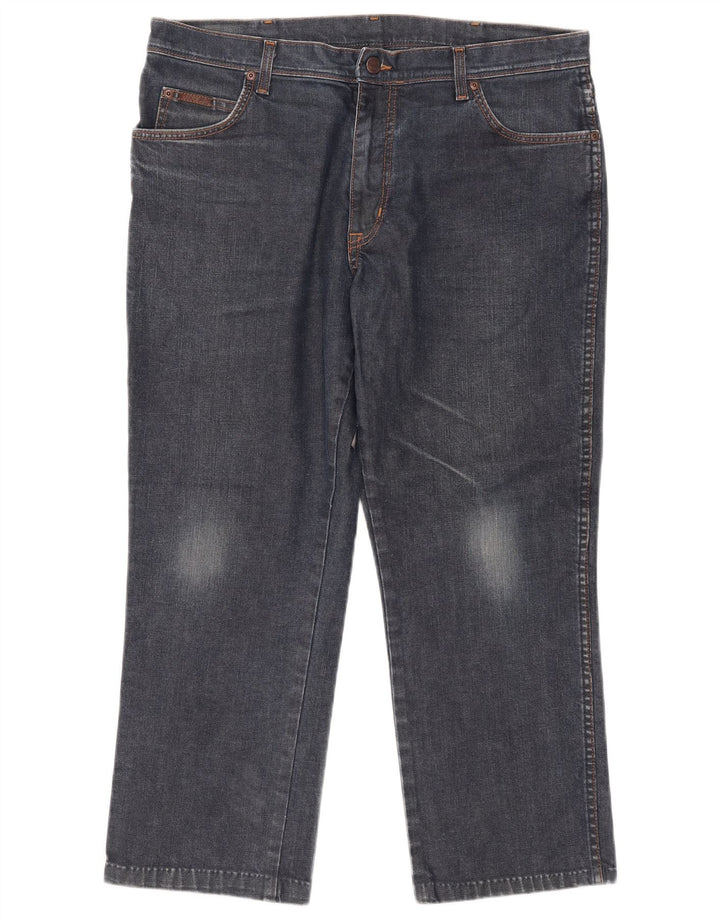Jeans dritti da uomo Wrangler Texas W36 L26 blu