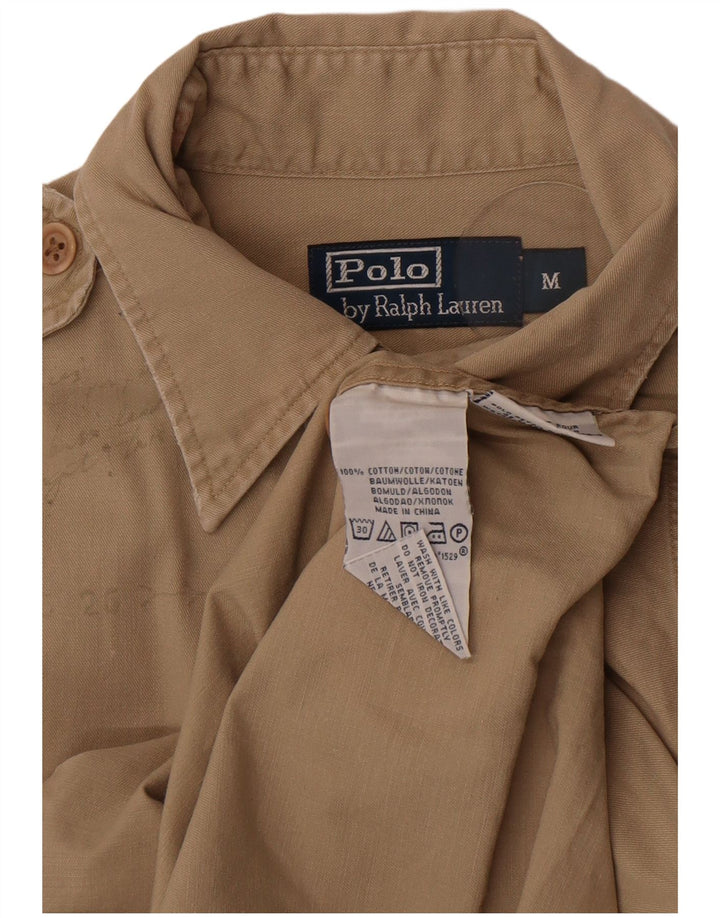 Camicia da uomo Polo Ralph Lauren in cotone beige medio
