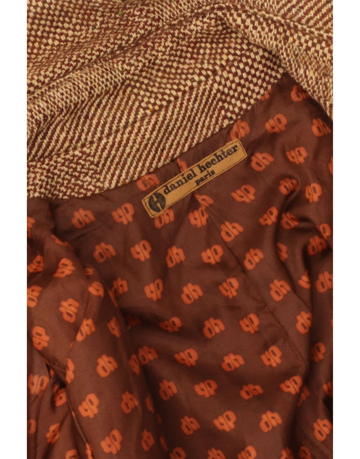 Soprabito da donna Daniel Hechter UK 8 piccolo quadretto marrone