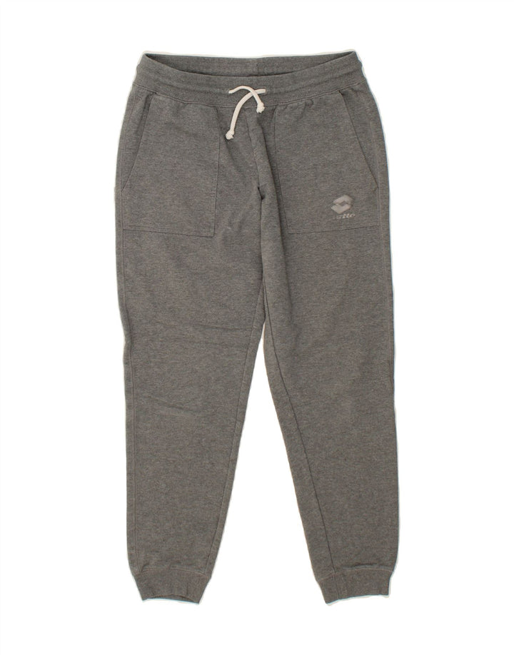 LOTTO Womens Tracksuit Trousers Joggers UK 10 Small  Grey Vintage Lotto and Second-Hand Lotto from Messina Hembry 