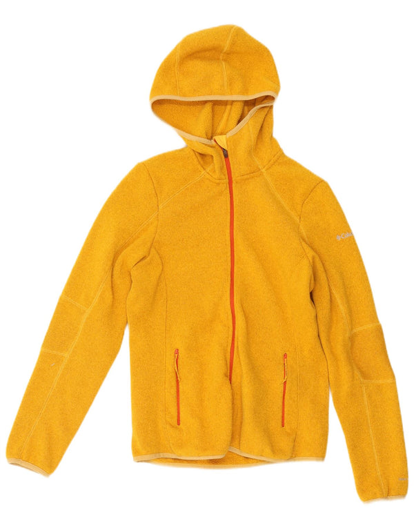 Maglione cardigan con cappuccio da donna Columbia UK 12 Poliestere giallo medio