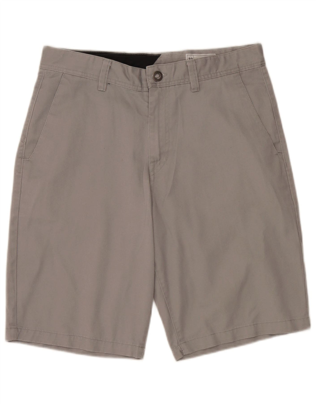 Pantaloncini chino da uomo Volcom W32 poliestere grigio medio