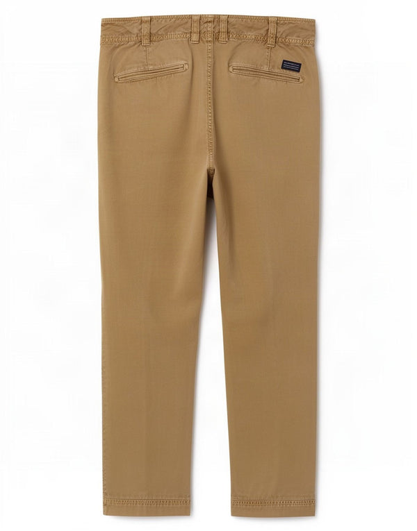 Pantaloni chino slim a vita bassa Soho da donna Gant W31 L34 cotone marrone