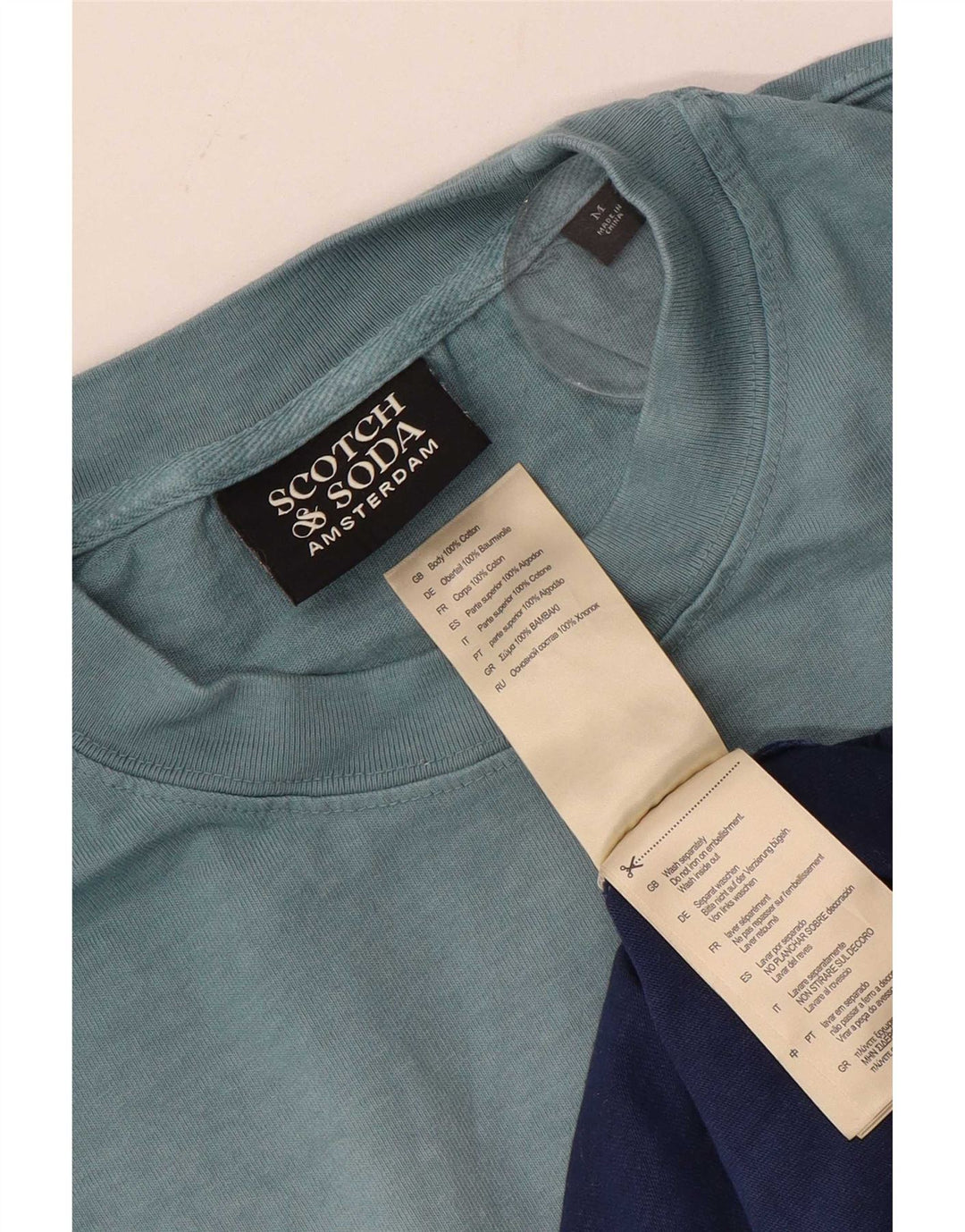 T-shirt da uomo Scotch & Soda Top in cotone tie dye medio multicolore