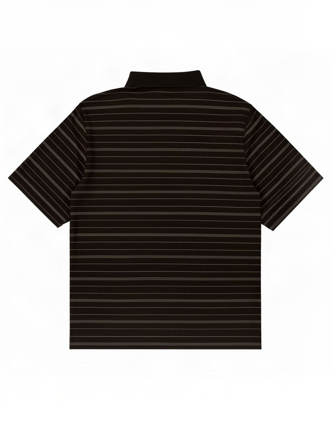 Polo Nike da uomo UK 36/38 piccola poliestere a righe nere