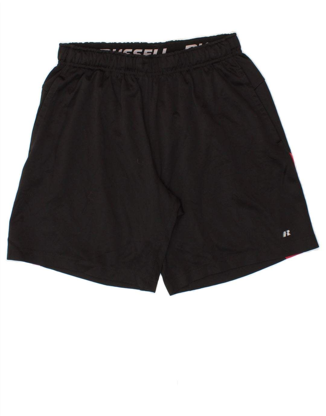 RUSSELL ATHLETIC Mens Sport Shorts Medium  Black Colourblock Polyester Vintage Russell Athletic and Second-Hand Russell Athletic from Messina Hembry 