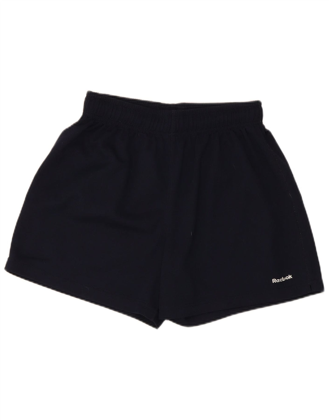 Pantaloncini sportivi Reebok da uomo piccoli in poliestere blu navy