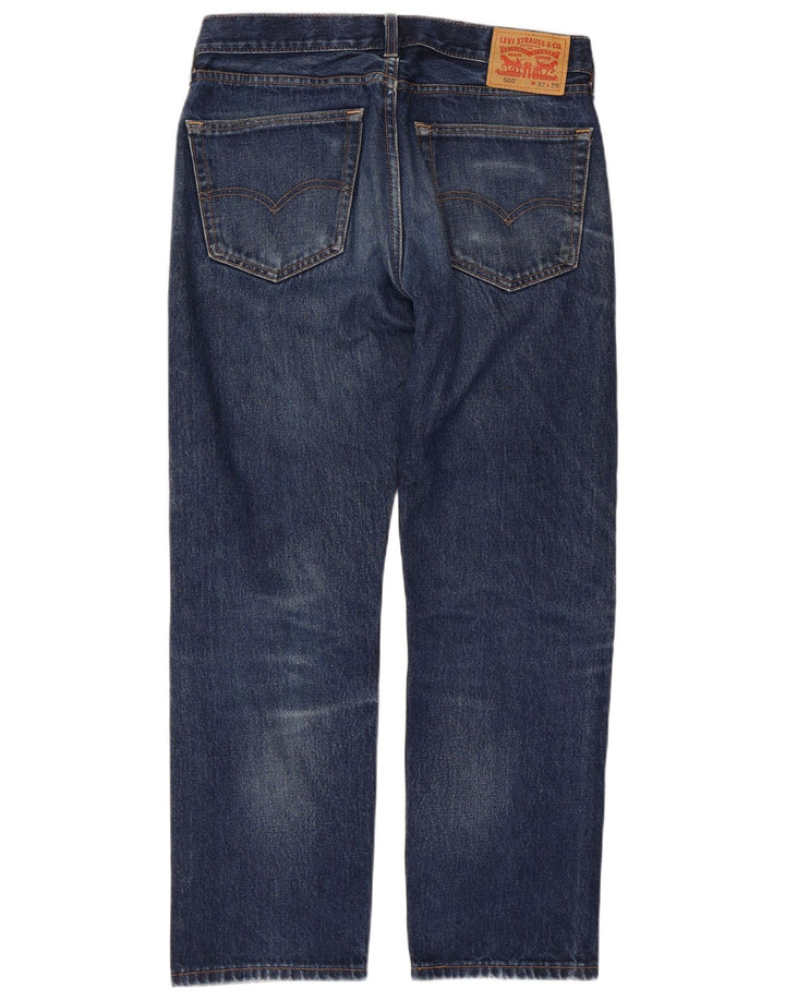 Levi's Uomo 505 Jeans dritti W32 L29 Cotone Blu