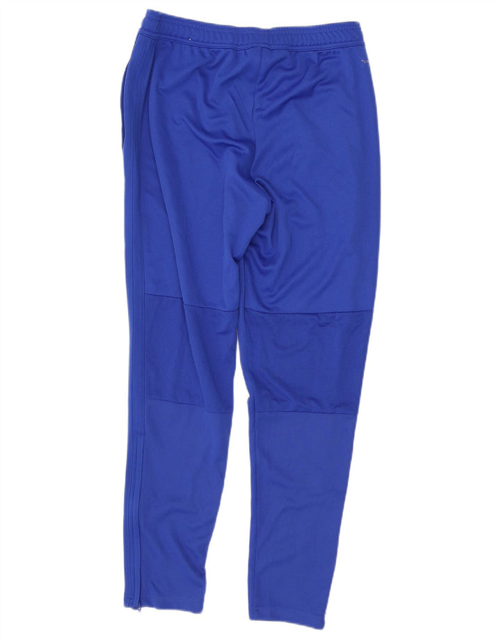 ADIDAS Mens Climalite Tracksuit Trousers Medium  Blue Polyester