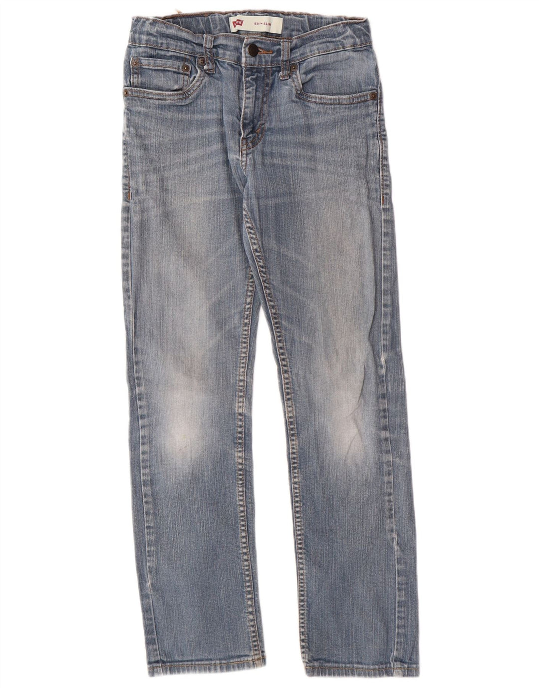 Levi's Ragazzi 511 Jeans Slim 11-12 anni W26 L26 Cotone Blu Classico