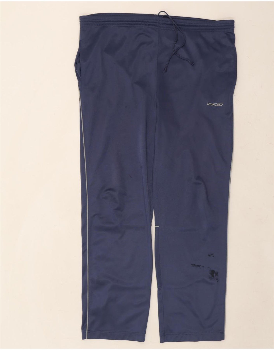 REEBOK Mens Tracksuit Trousers XL Navy Blue Vintage Reebok and Second-Hand Reebok from Messina Hembry 