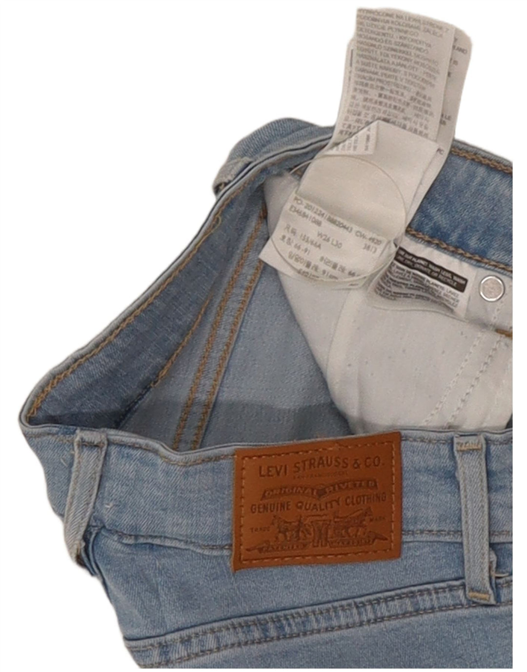 Jeans skinny da donna Levi's W26 L30 Lyocell blu