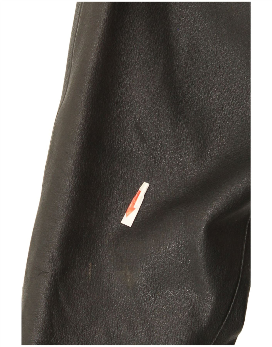 Giacca in pelle oversize da donna vintage IT 48 2XL Pelle nera