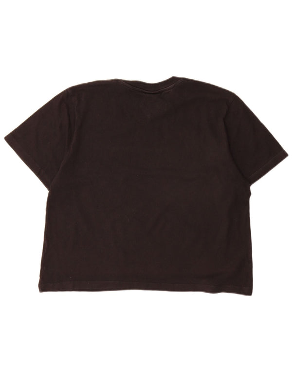 T-shirt grafica da donna Tommy Hilfiger Top UK 10 piccola nera