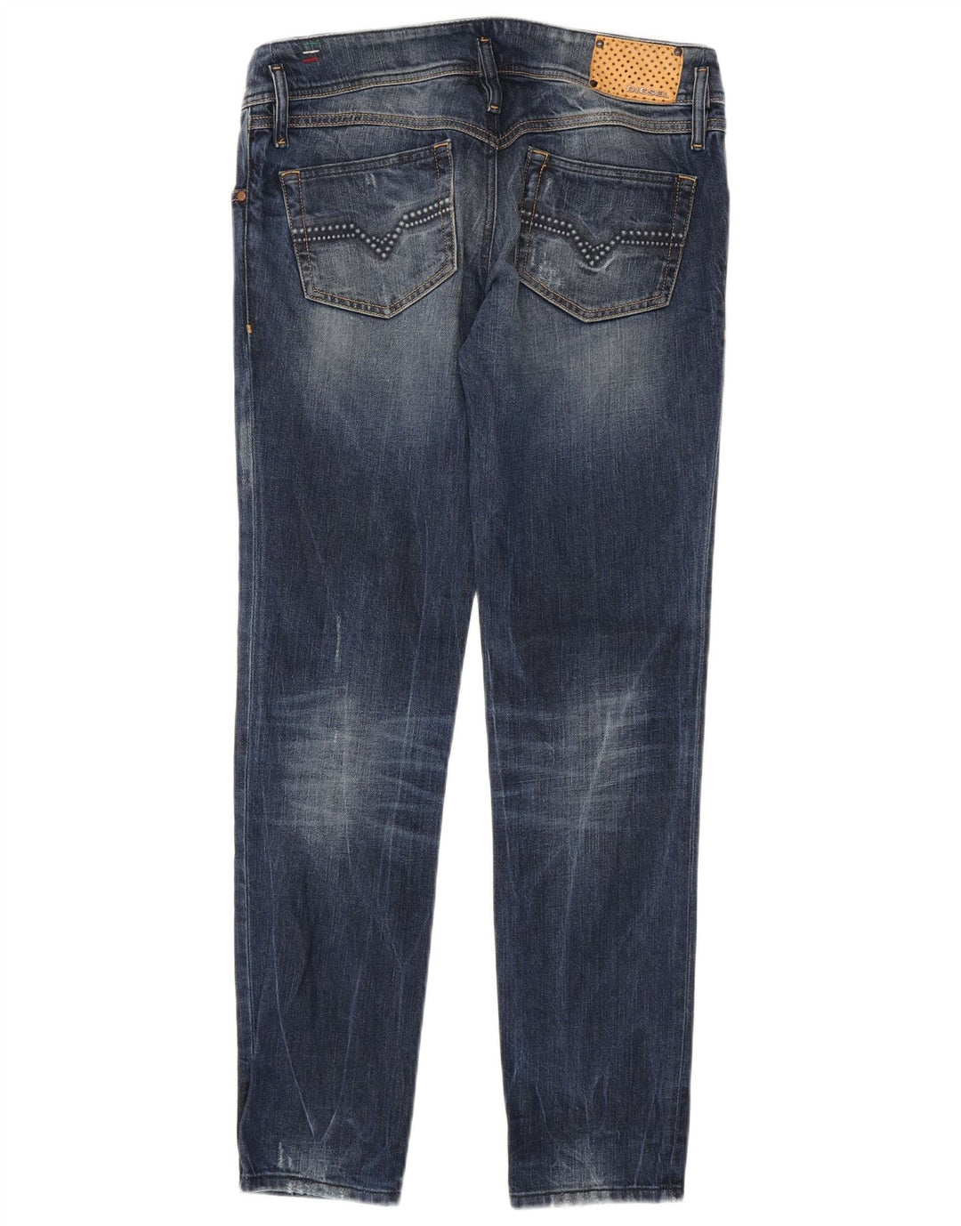 Jeans Levi's Matic Distressed Slim da donna W31 L32 in cotone blu