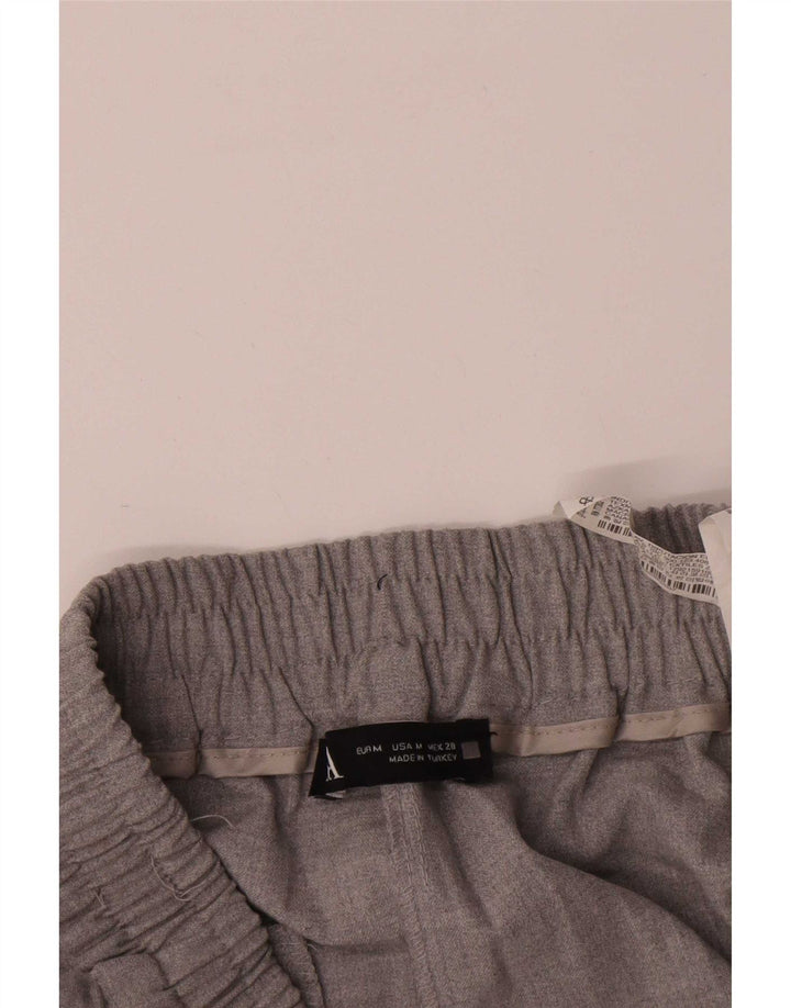 Pantaloni casual dritti da donna Zara medi W28 L26 poliestere grigio