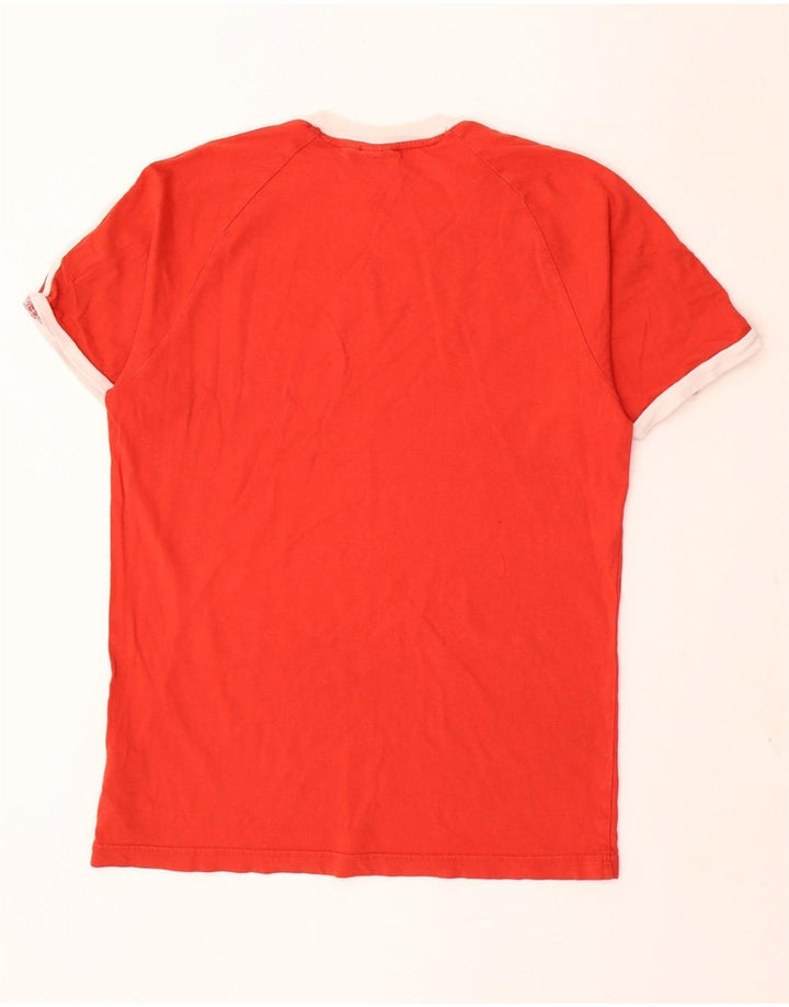 T-shirt da uomo Adidas Top Large rossa in cotone