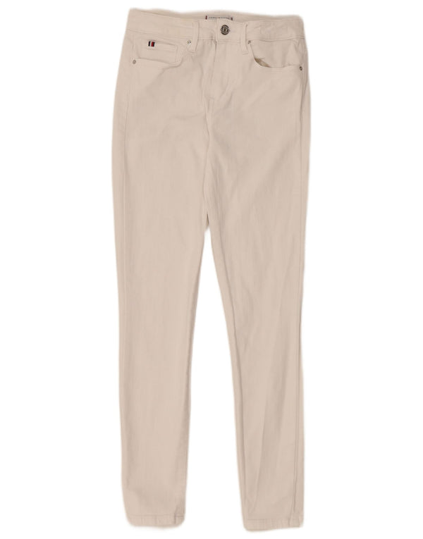 Jeans skinny Como da donna Tommy Hilfiger W28 L27 cotone bianco