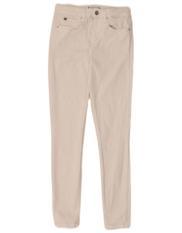 Jeans skinny Como da donna Tommy Hilfiger W28 L27 cotone bianco