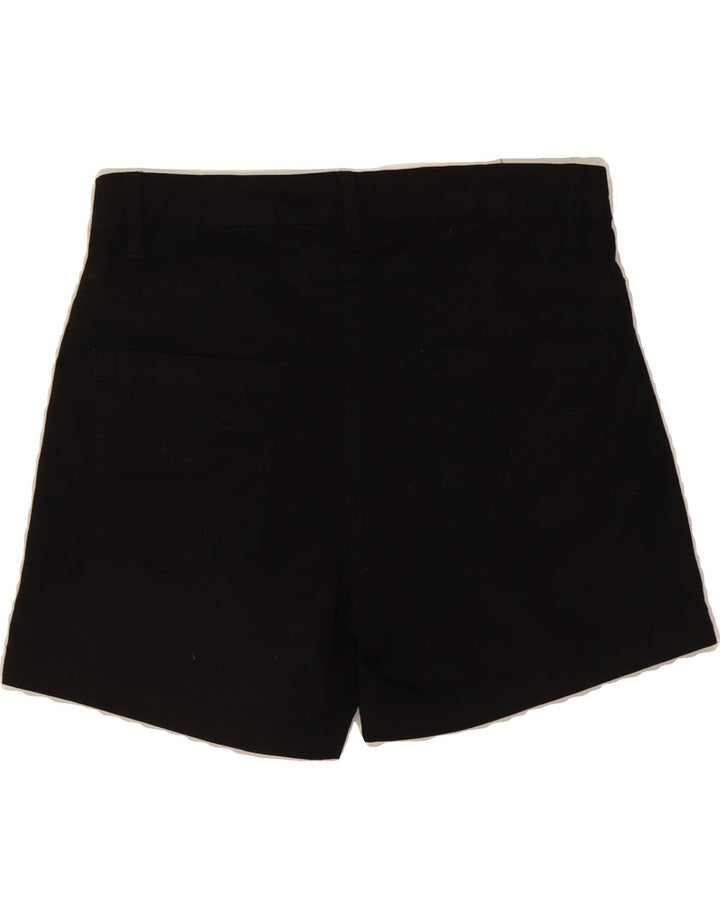 DACK'S Womens Regular Fit Casual Shorts IT 40 Small W26 Black Cotton Vintage Dack's and Second-Hand Dack's from Messina Hembry 