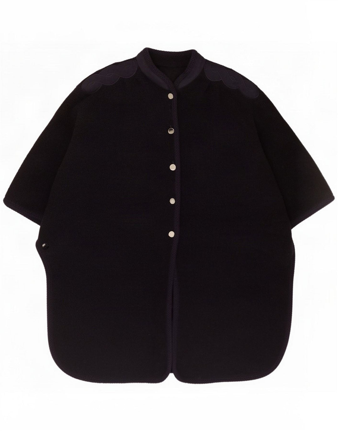 Poncho da donna vintage taglia unica Blu navy