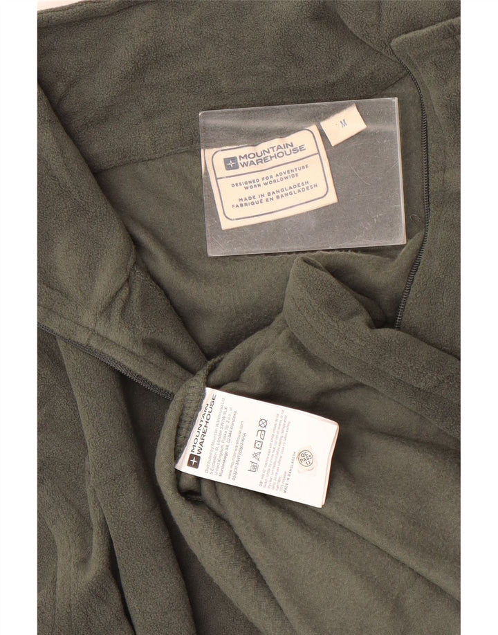 Maglione in pile da donna con collo e zip Mountain Warehouse UK 14 Verde medio