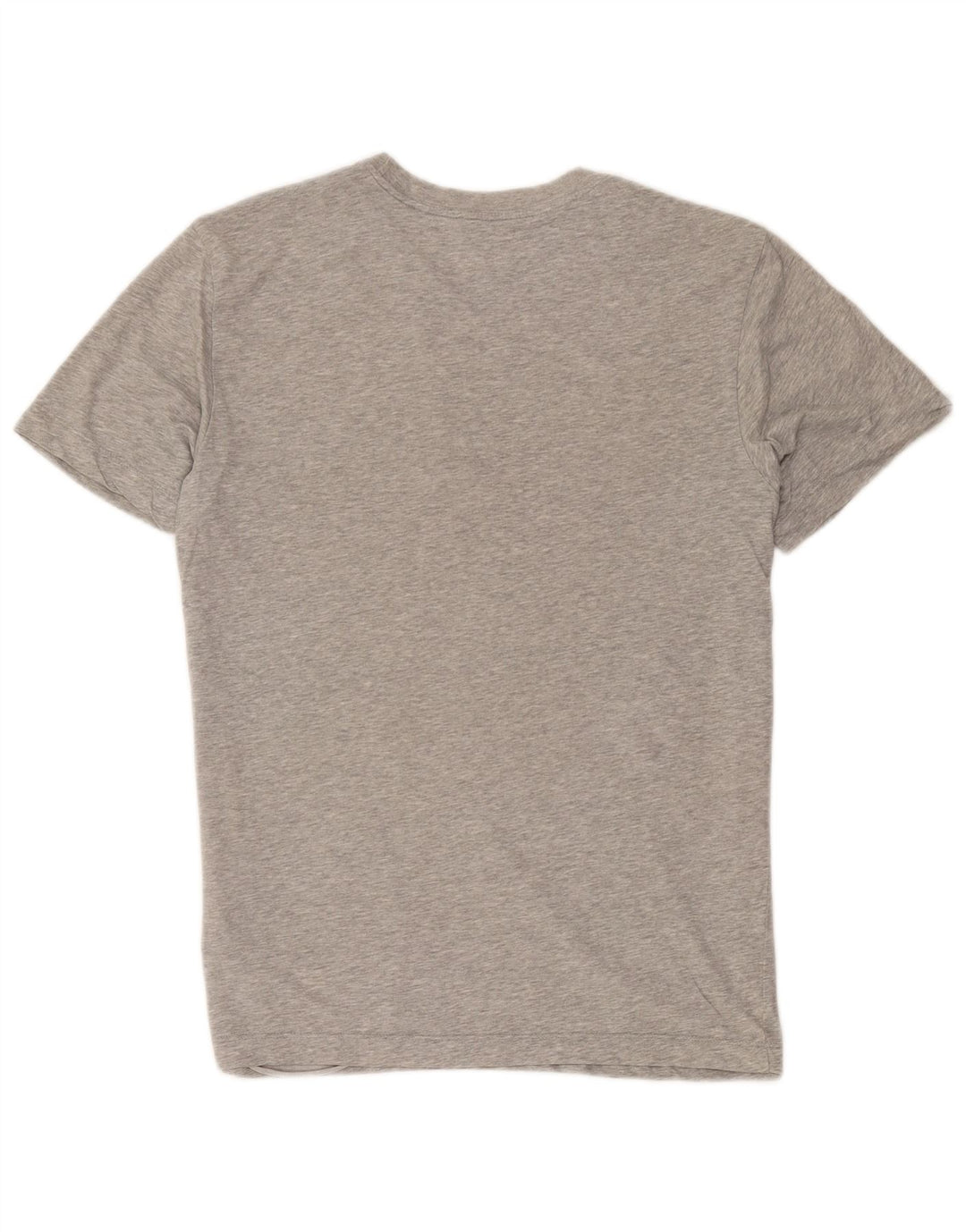 T-shirt grafica Nike Dri Fit da uomo in cotone mélange grigio medio