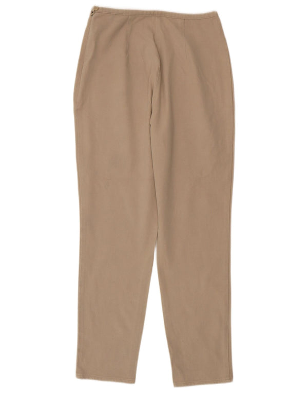 Pantaloni casual affusolati da donna Marks & Spencer UK 14 Large W28 L28 Beige