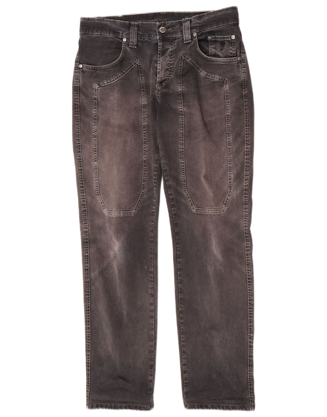 Jeans dritti da uomo Jeckerson W31 L30 cotone grigio