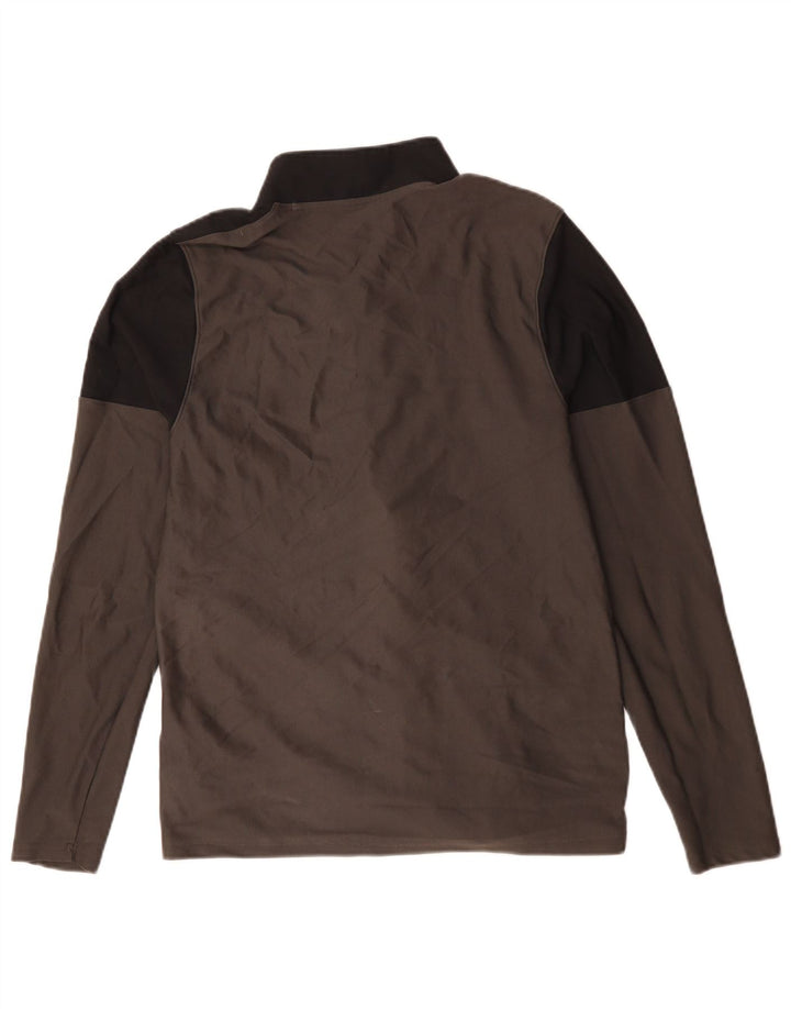 Giacca da ginnastica da uomo Under Armour grande in poliestere color block nero