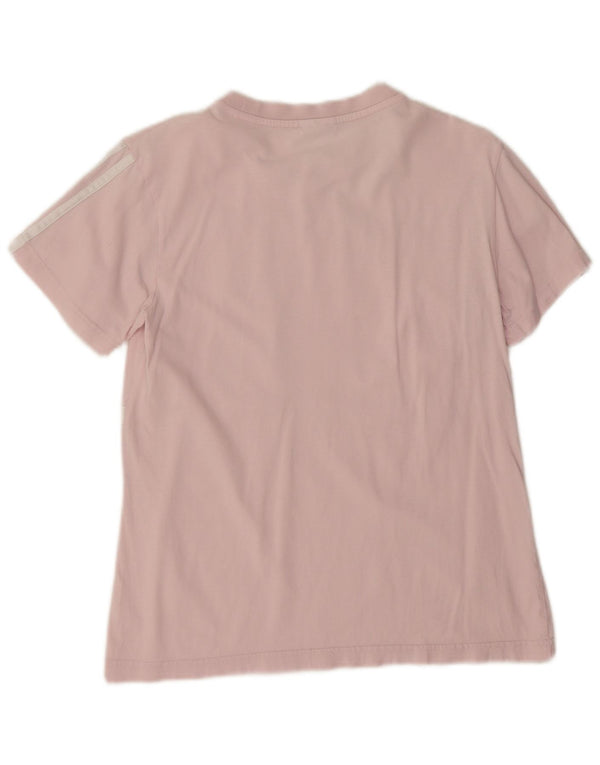 T-shirt grafica da donna Adidas Top UK 12 rosa medio