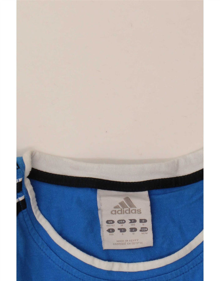 T-shirt da uomo Adidas Top UK 40/42 Blu medio