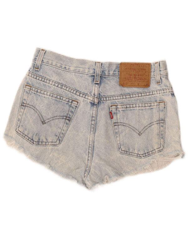 Levi's Womens 512 Denim Slim Fit Hot Pants US 6 Medium W26 Cotone Blu