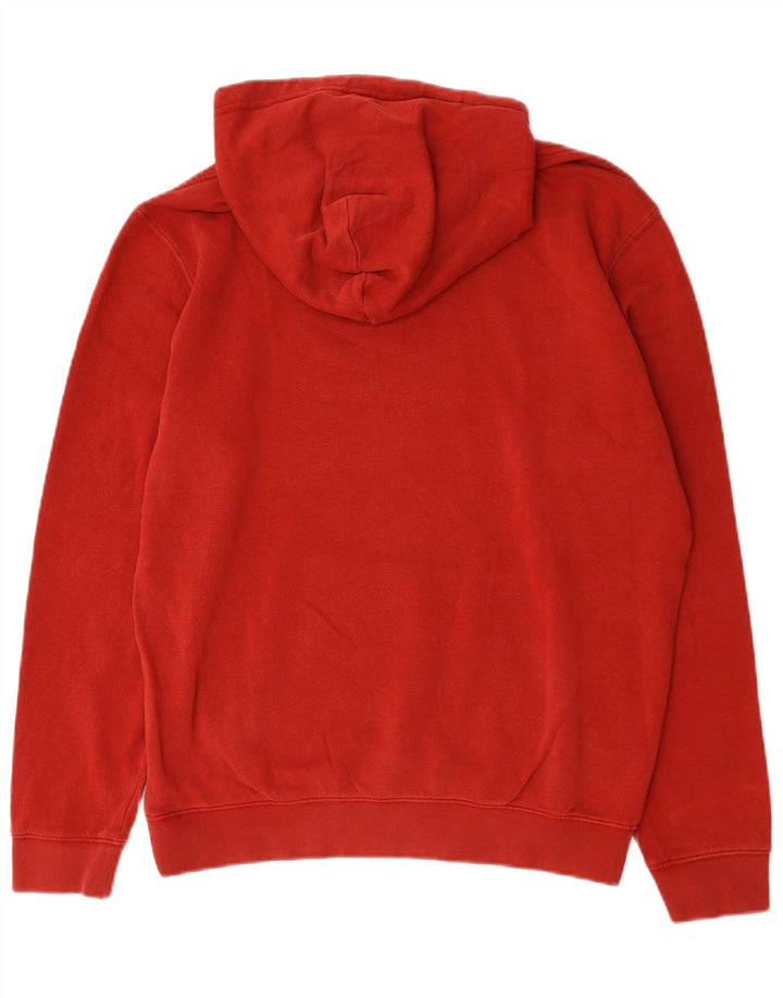 Felpa con cappuccio grafica Champion Brooklyn da uomo in cotone rosso medio