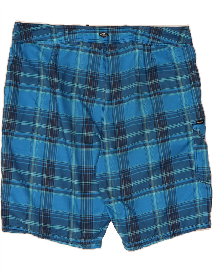 O'NEILL Mens Swimming Shorts XL  Blue Check Polyester Vintage O'Neill and Second-Hand O'Neill from Messina Hembry 