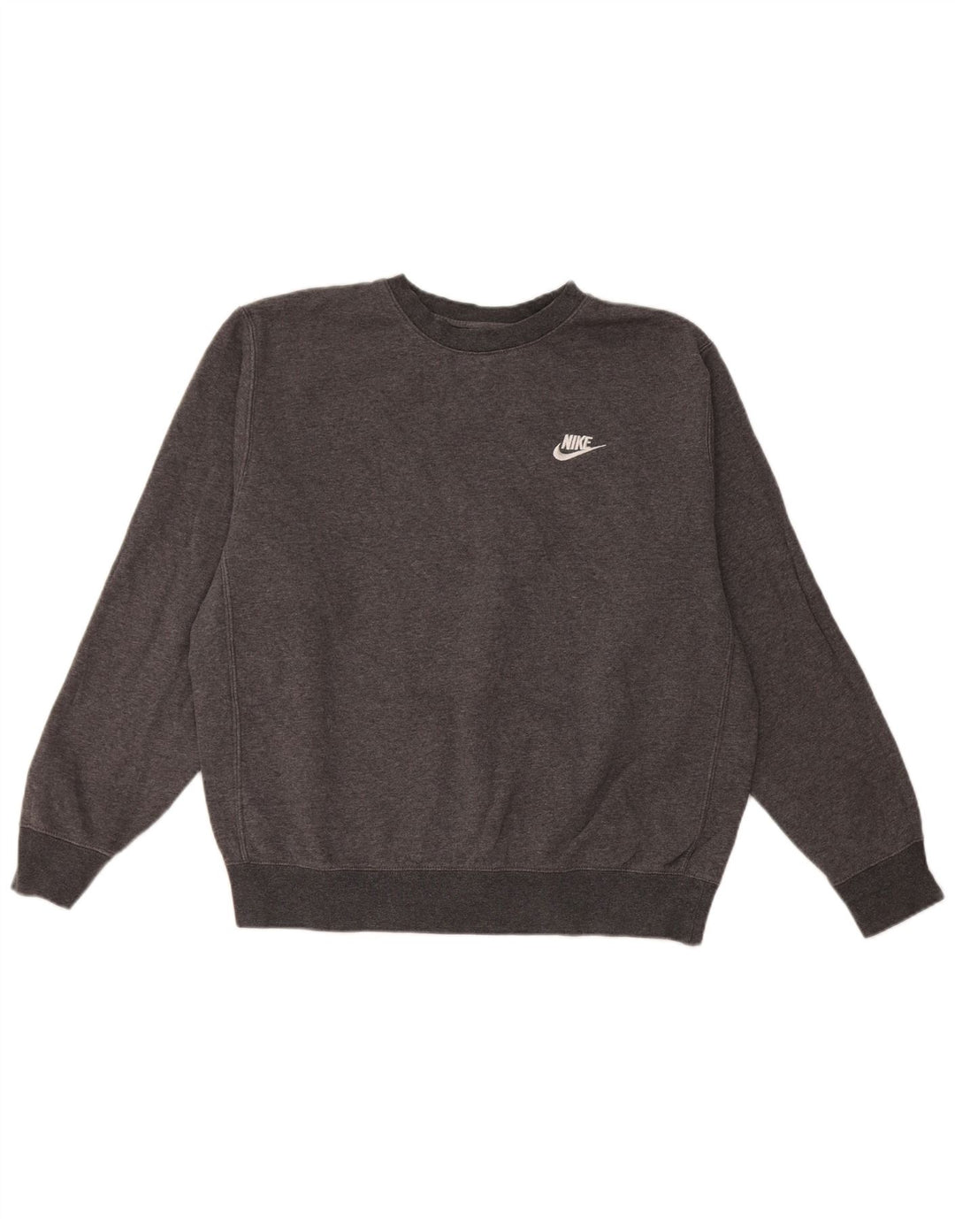 Felpa oversize da donna Nike UK 14 cotone grigio medio