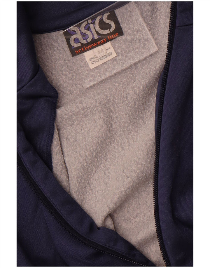 Giacca da ginnastica grafica da donna Asics IT 44 media blu navy in poliammide