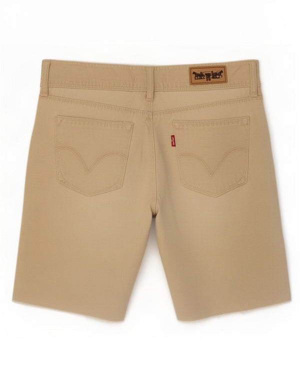Levi's Uomo 570 Pantaloncini Casual Piccoli W29 Cotone Beige
