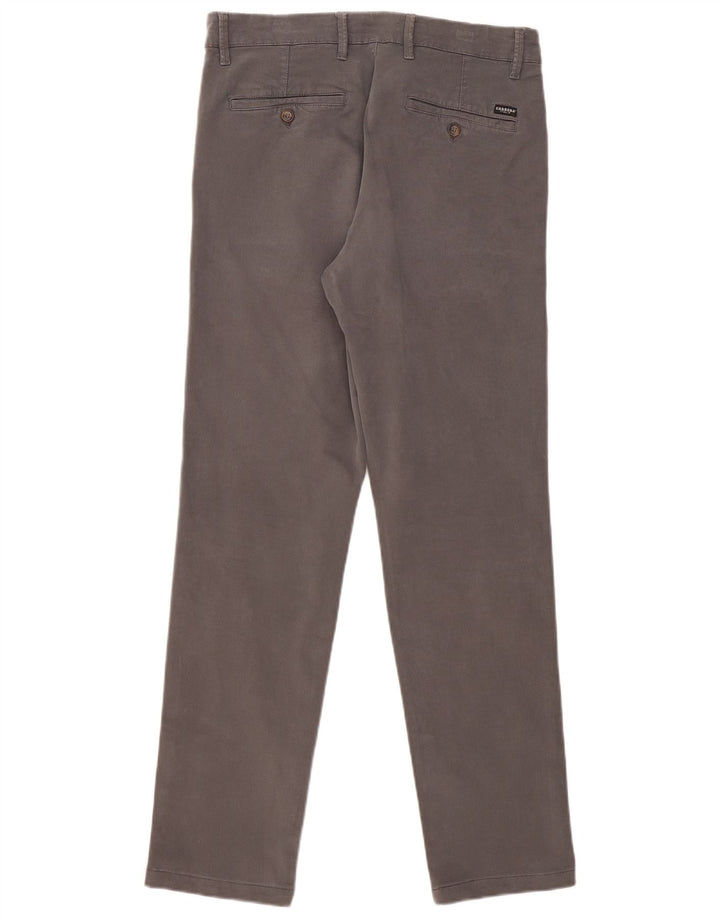 Pantaloni chino regolari da uomo Carrera IT 48 medio W33 L31 cotone grigio
