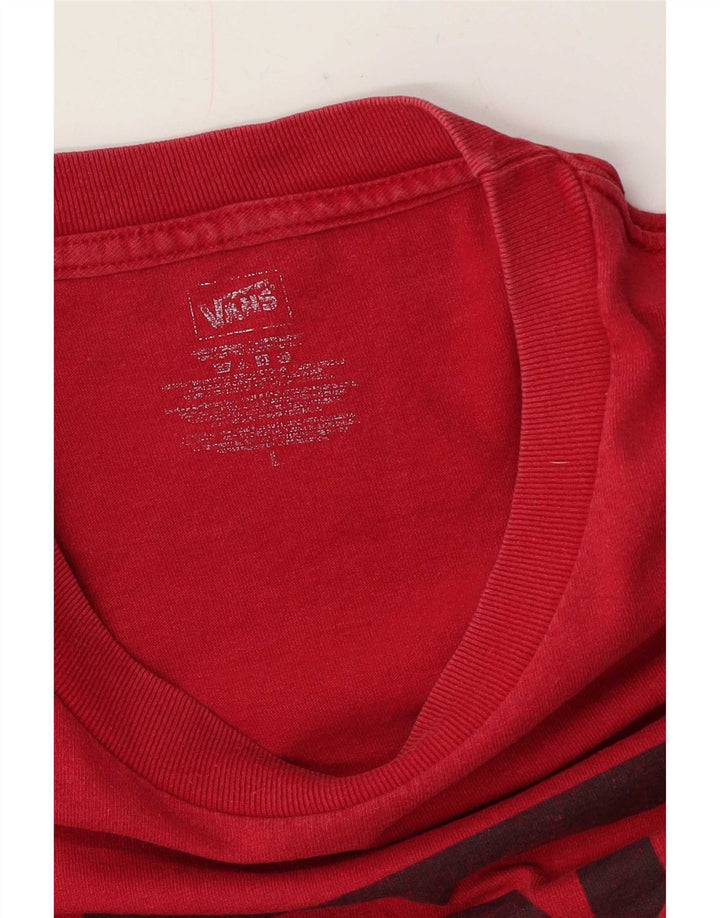Maglietta grafica da uomo Vans grande rossa