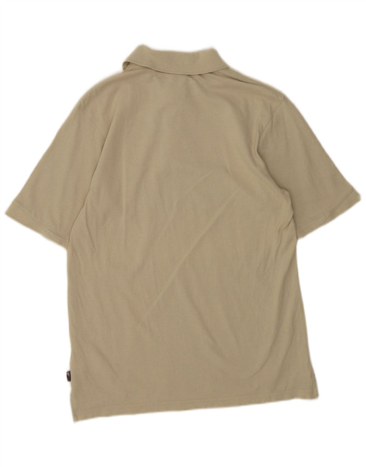 Polo Adidas da uomo piccola in cotone beige